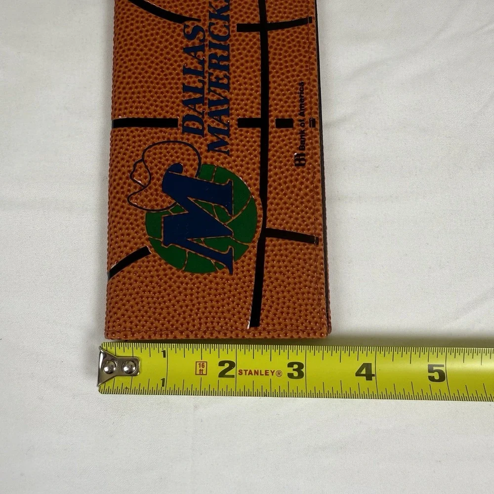 Vintage Dallas Mavericks Basketball Checkbook Cover Spalding Merch‎